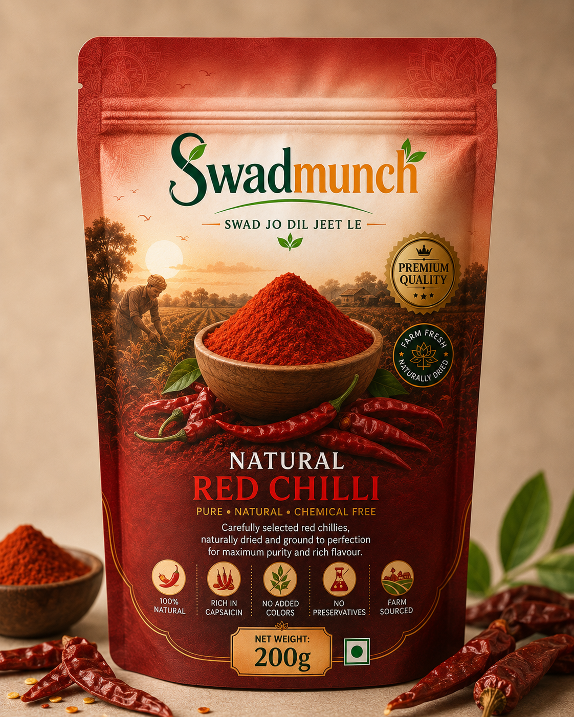 Natural Red Chilli